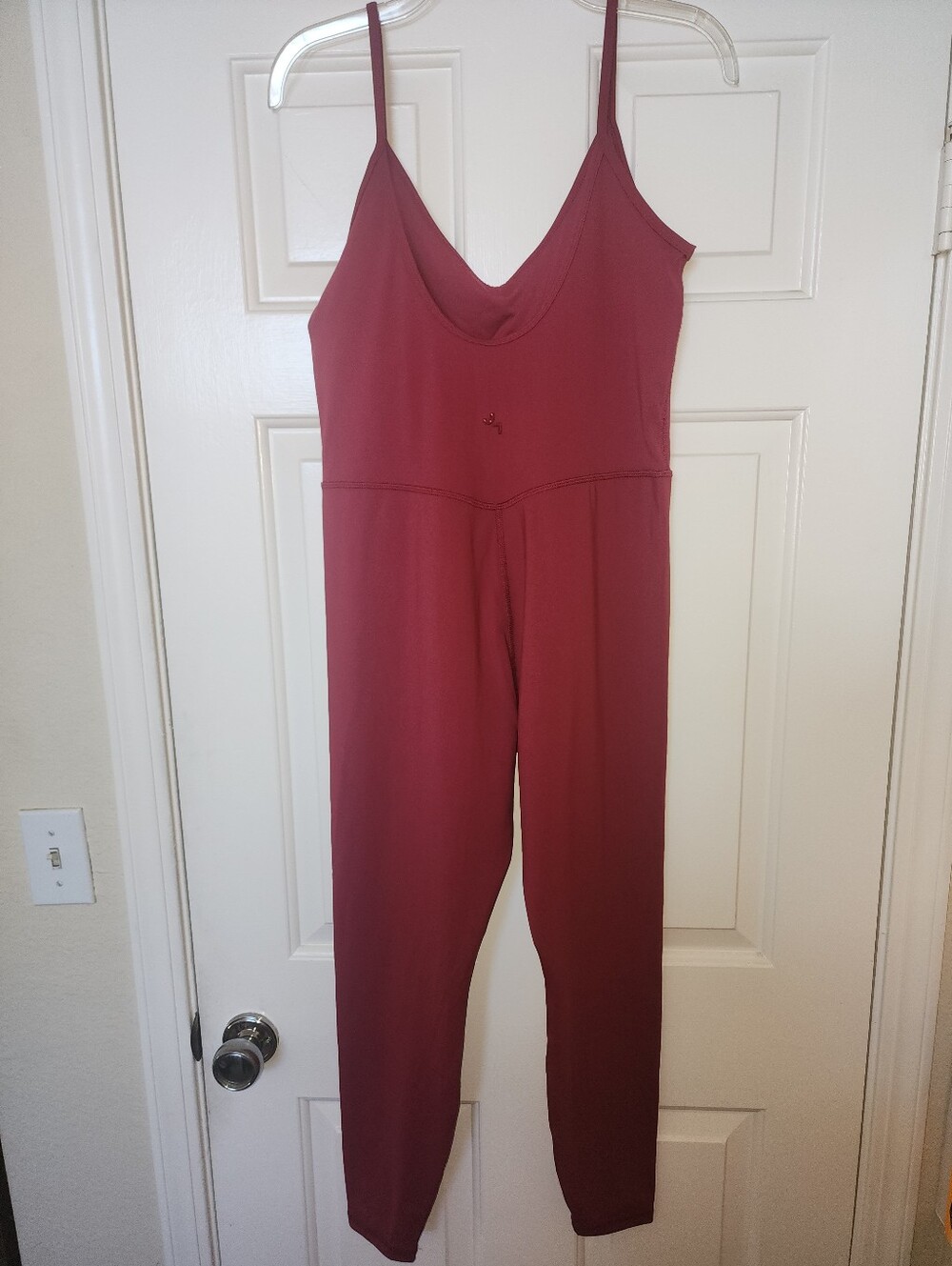 JoyLab Burgundy Active Sleeveless Stretch Jumpsuit - Picture 5 of 8